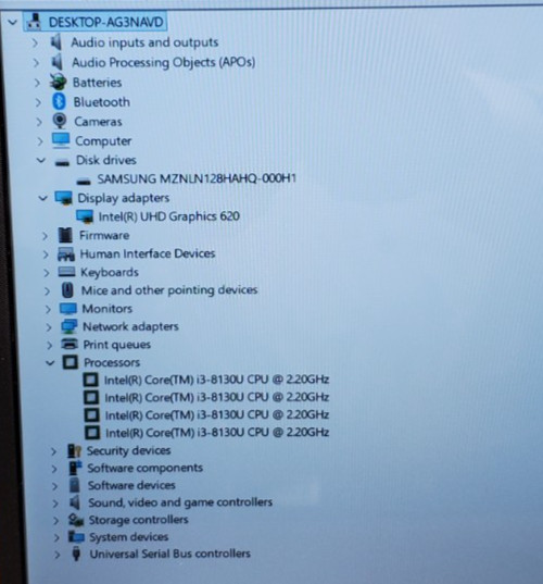 HP 14-df0023cl 14″ FULL HD, i3-8130U 2.2GHz, 8GB RAM, 128GB SSD M2, WINDOWS 11