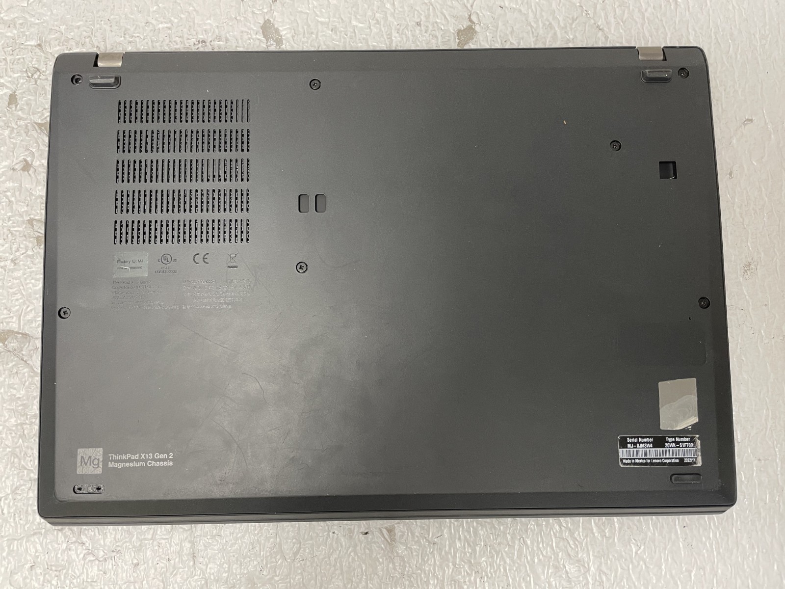 Lenovo ThinkPad X13 Gen 2 Intel i5-1135G7 @2.40GHz 16GB RAM NO SSD For Parts