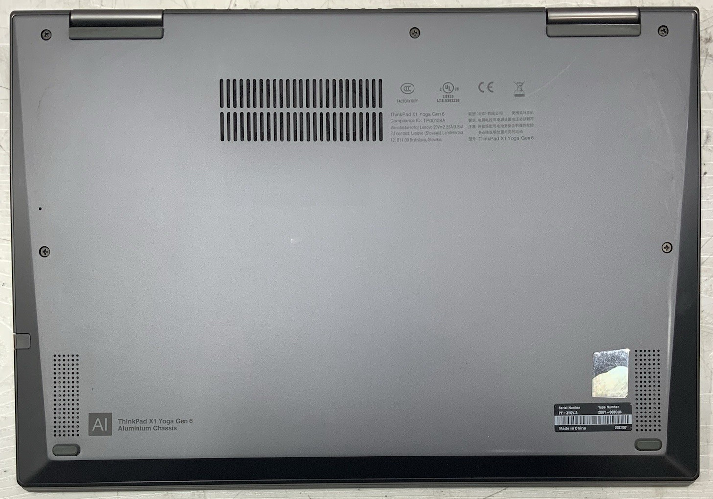 Lenovo ThinkPad X1 Yoga Gen 6 Intel i7-1185G7 512GB NVMe 32GB Touchscreen W10P