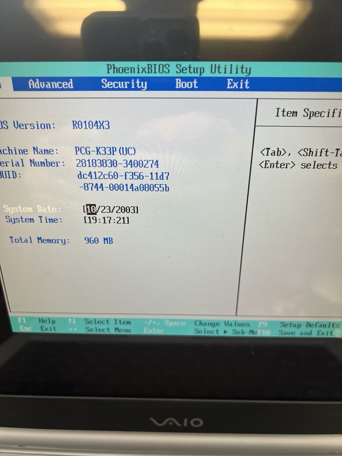 VINTAGE Sony Vaio PCG-K33b 15″ Laptop 1280×800 Intel Pentium 4 Parts Or Rebuild.