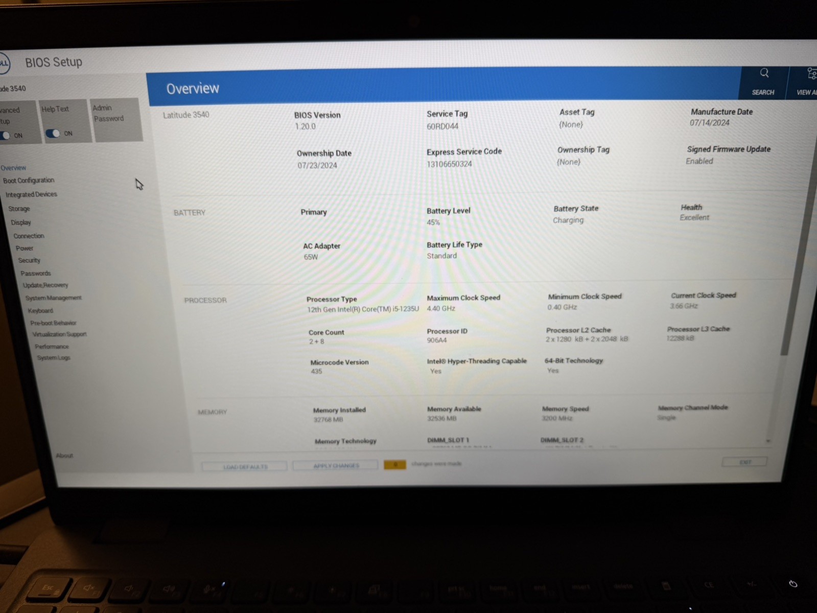 Dell Latitude 3540 Intel Core i5-1235U 32GB RAM 1TB SSD Win11 Pro