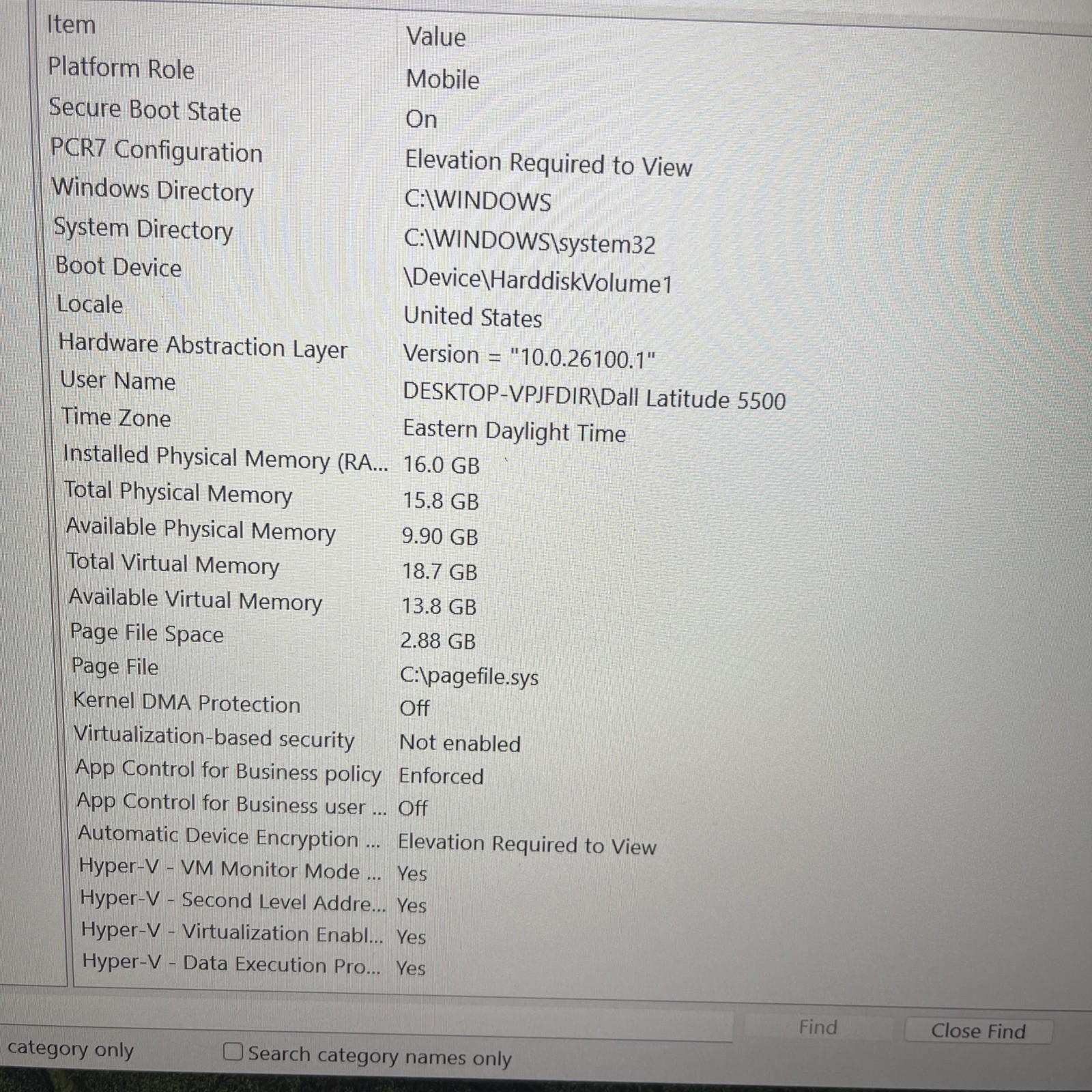Dell Latitude 5500 i7-8665U 16GB 512GB SSD Win11 Pro FHD Webcam Fingerprint