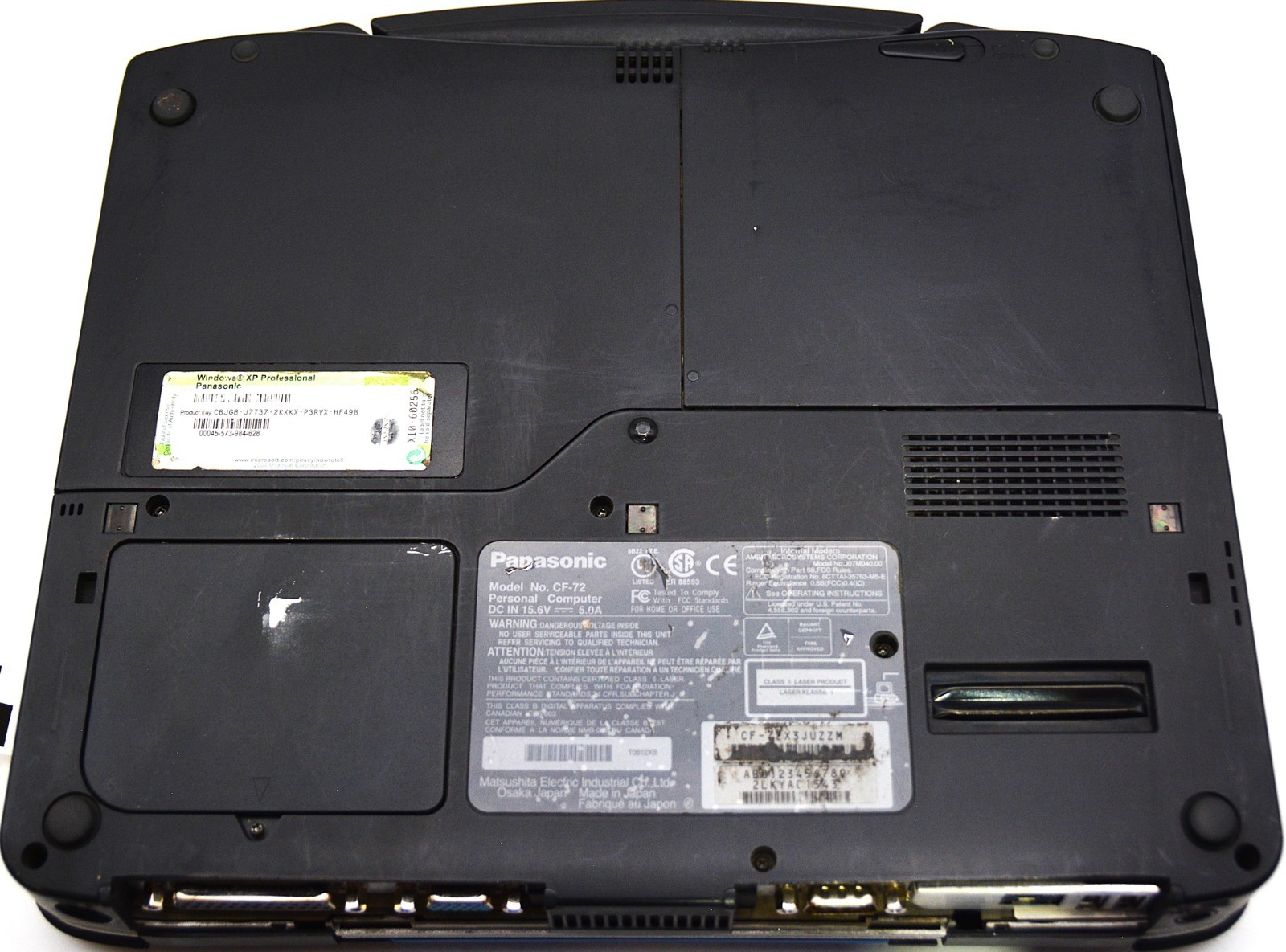 Panasonic Toughbook CF-72 1GB DDR NO OS/NO STORAGE/NO INFO *PARTS/REPAIR/READ*