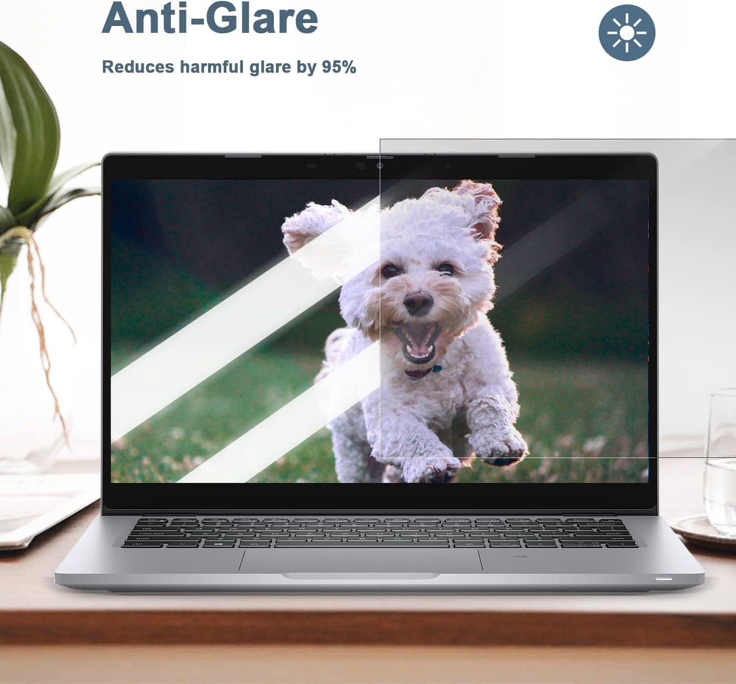 14 Inch Laptop Privacy Screen 16:9 Aspect Ratio, Removable Anti-Glare Filter