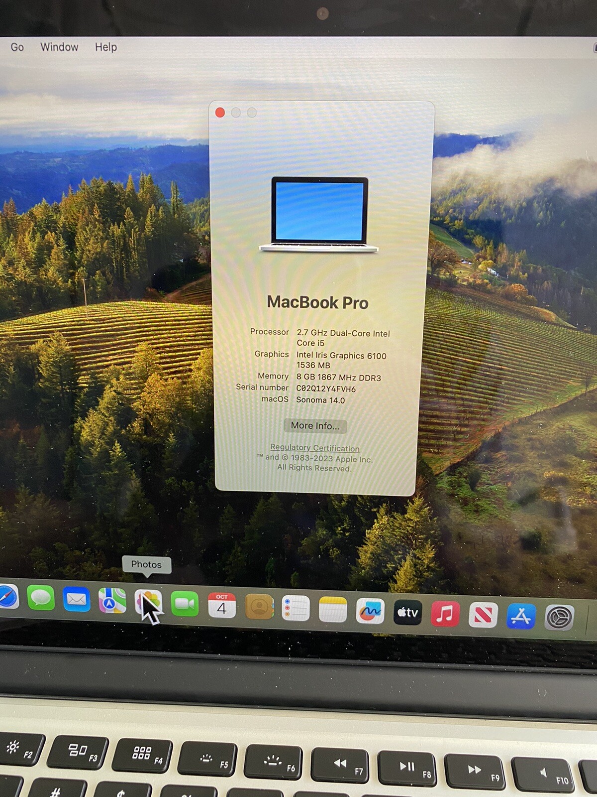 Apple MacBook Pro 13” Intel Core i5 2.7GHz – macOS 15.5 Sequoia