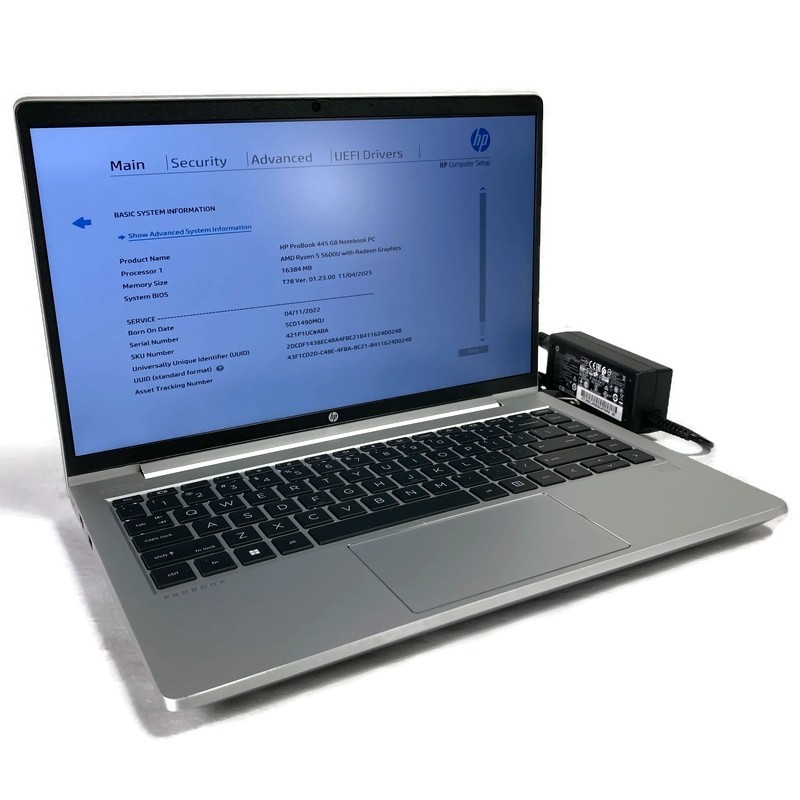 HP ProBook 445 G8 14″ Laptop Ryzen 5 5600U 2.3GHz 16GB 512GB NVMe SSD – Win 11