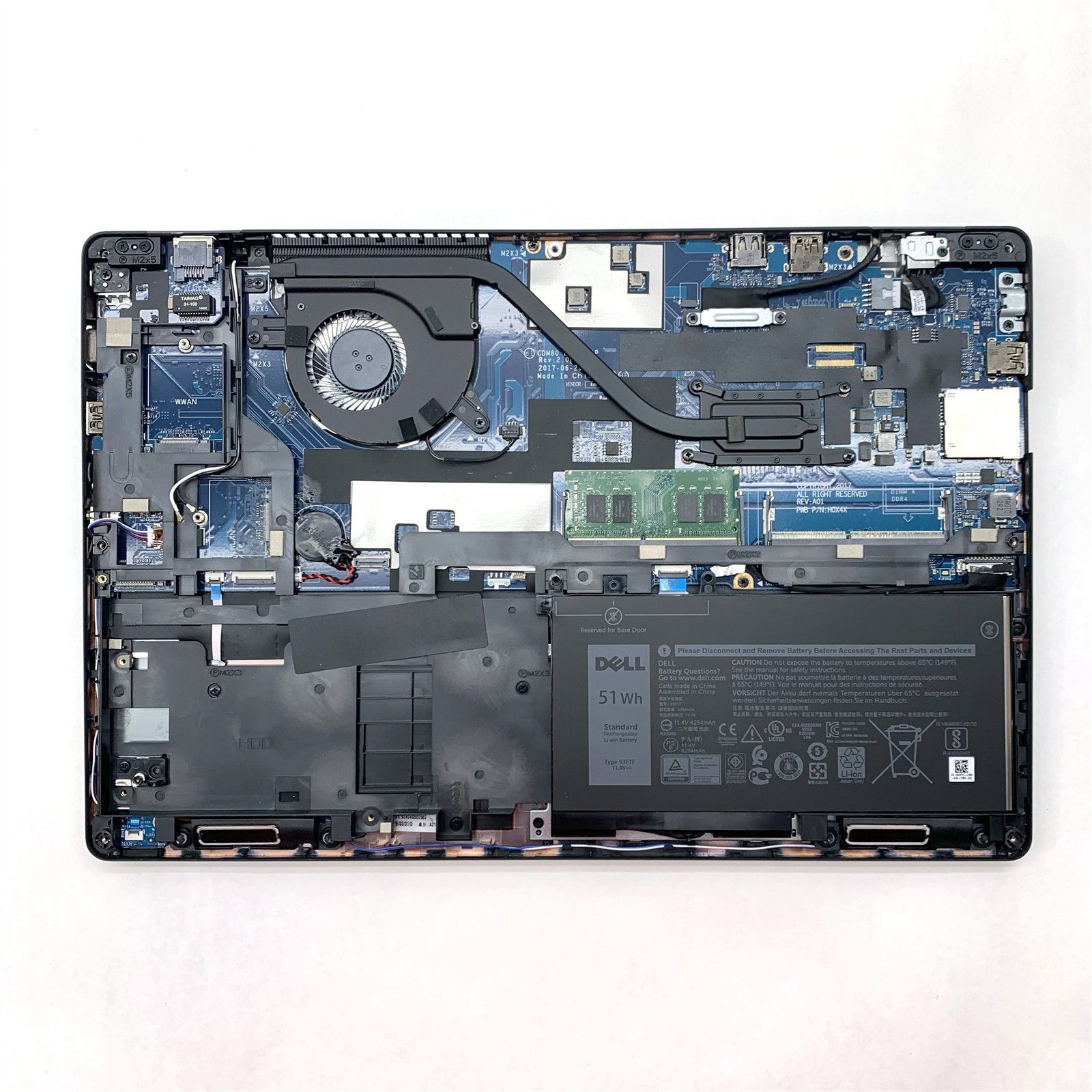 Dell Latitude 5580 15.6″ FHD Intel i5-6300U 2.4GHz 8GB No HDD, WLAN, BIOS Locked