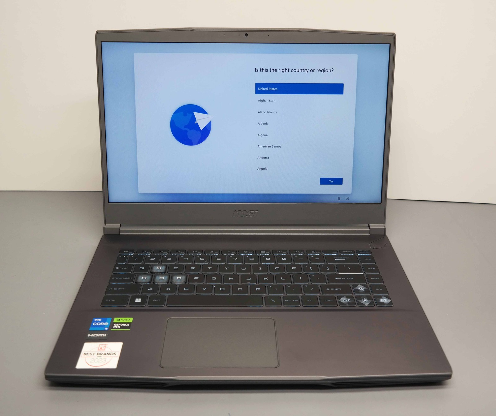 MSI Thin 15 15.6″ Core i5-13420H 16GB RAM 512GB SSD RTX 4050