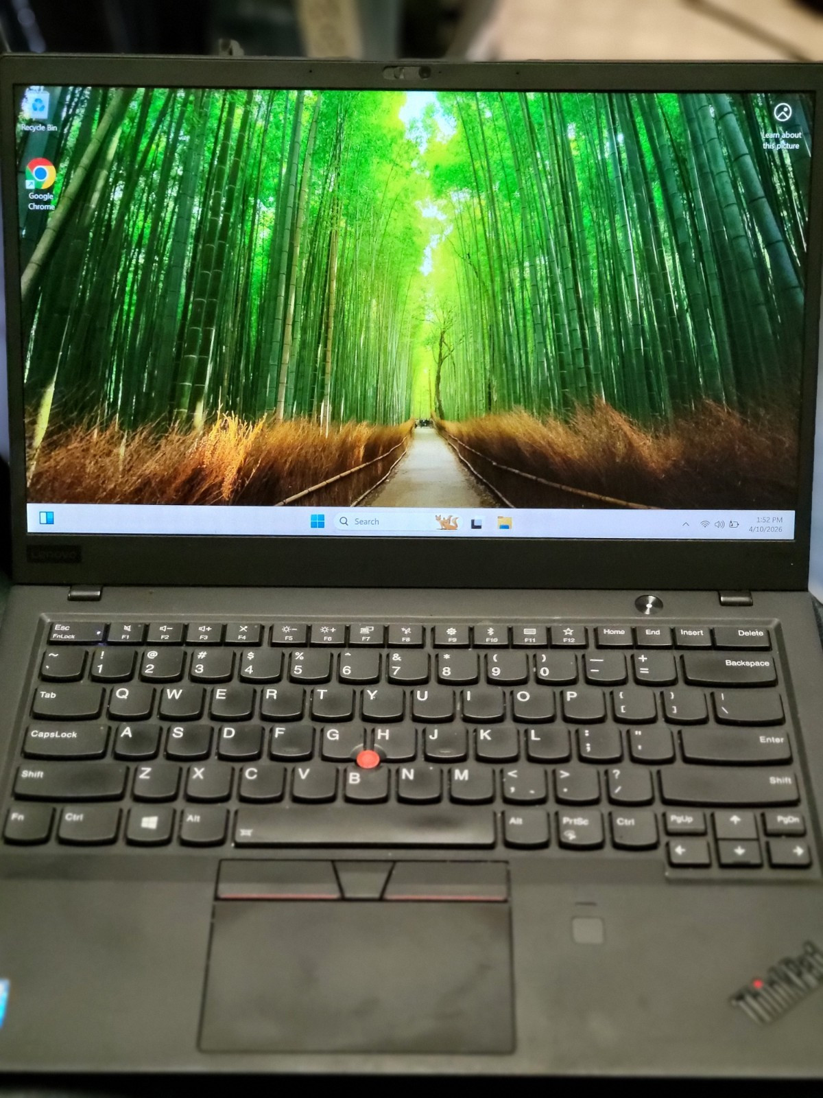 Lenovo ThinkPad X1 Carbon 6th Gen Core i5 8350U 14″ Laptop Windows 10, Webcam