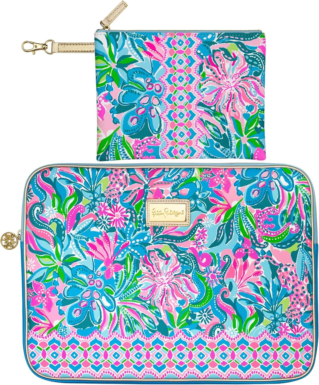 Lilly Pulitzer Laptop Sleeve Golden Hour – One Size for Stylish Protection