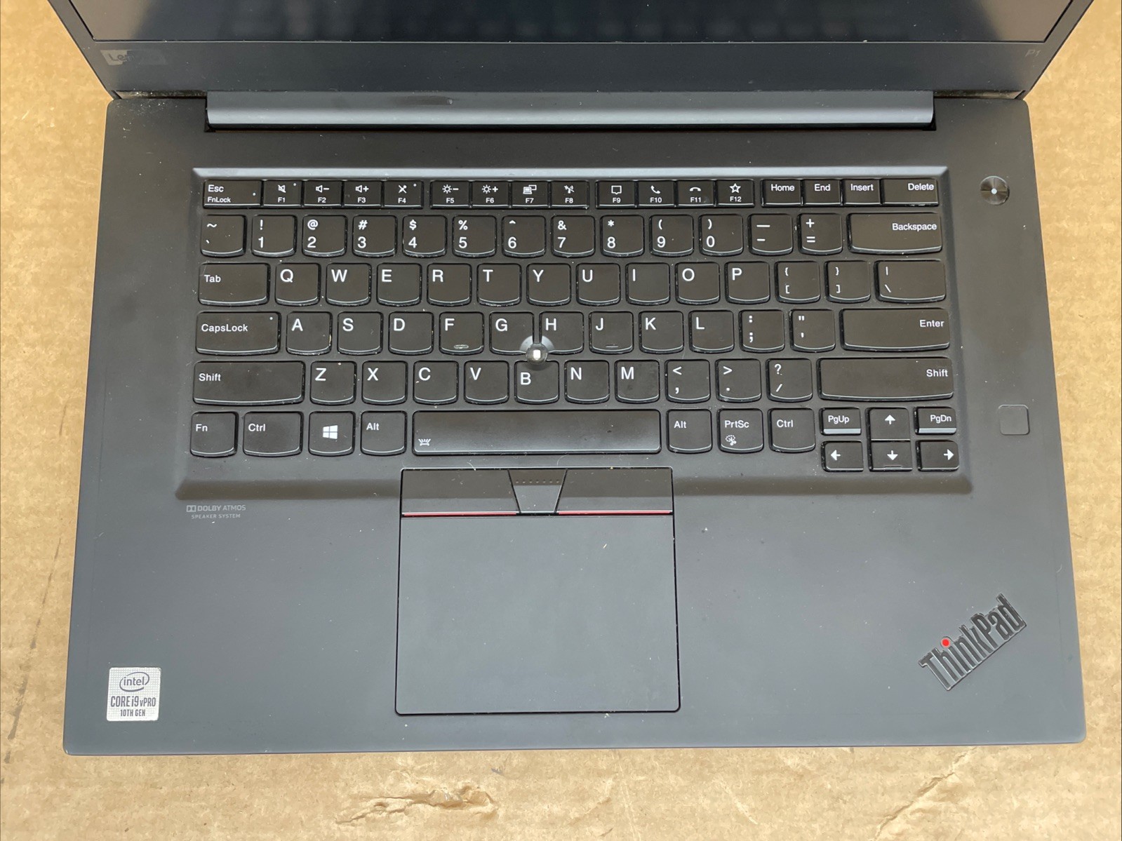 Lenovo ThinkPad P1 Gen 3 – 15.6 Intel Core i9-10885H NO RAM NO STORAGE FOR PARTS