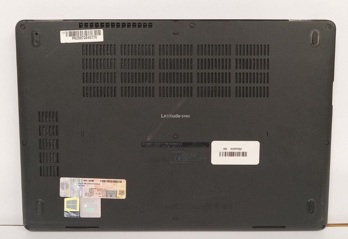 Dell Latitude 5490 14” (256GB SSD, i5-8350U, 8GB RAM) – BAD BATTERY, FF OTH.