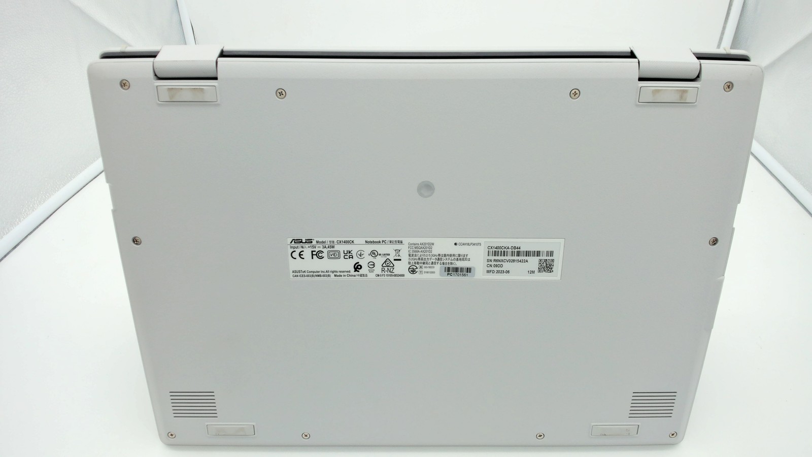 Asus Chromebook CX1 14″ Intel Celeron N4500 4GB 64GB CX1400CKA-DB44 PC1701561