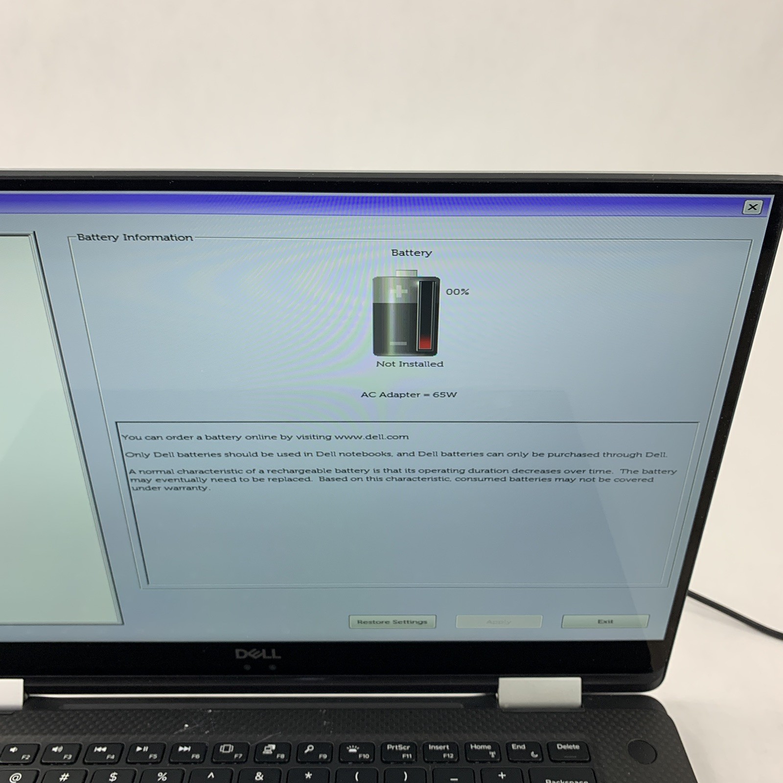 Dell XPS 15 9575 2-in-1 15.6″ i5-8305G 2.80 GHz 8 GB RAM No SSD/OS/AC/Battery
