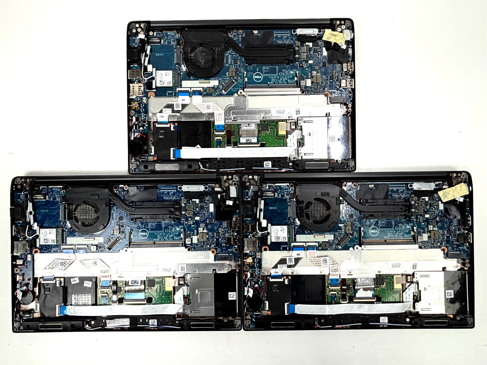 Lot (3) Dell Latitude 7280 12.5″ i7-6600U 2.80GHz NO HDD NO RAM NO BATTERY PARTS