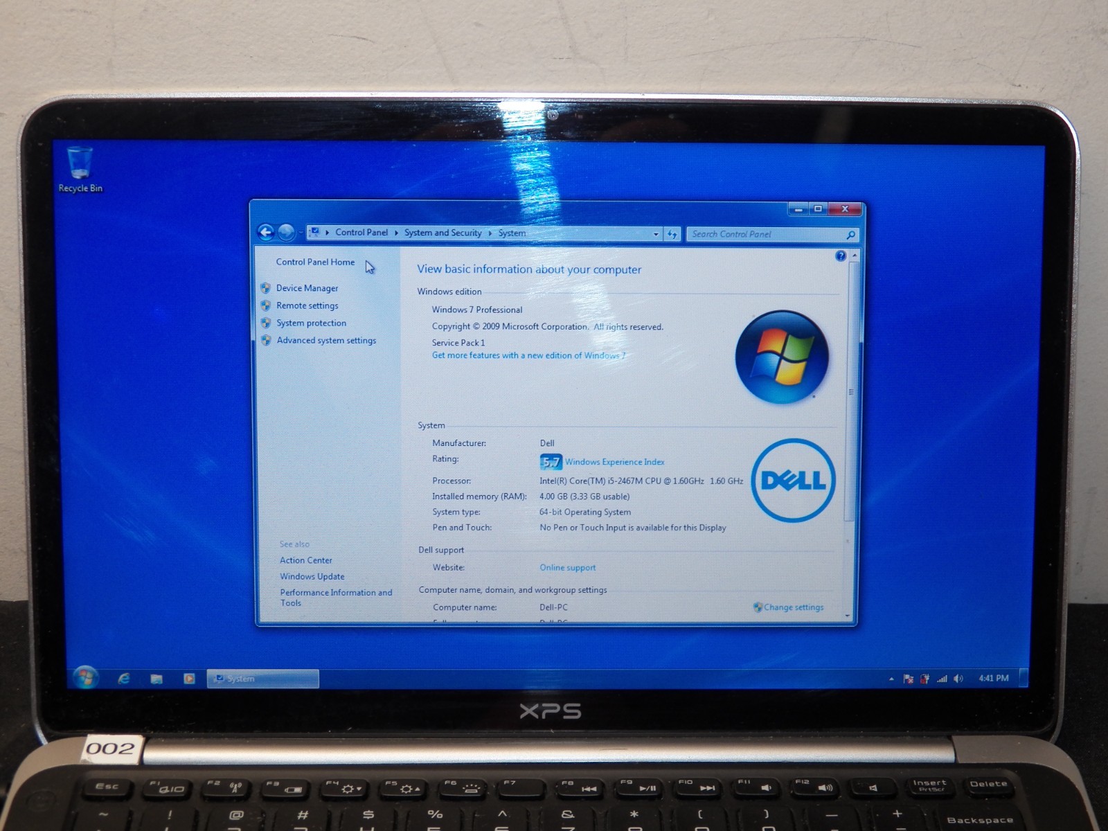 Dell XPS L321X 13.3 Inch Ultrabook – SSD/USB 3.0/Bluetooth/Webcam/Backlit KB – A