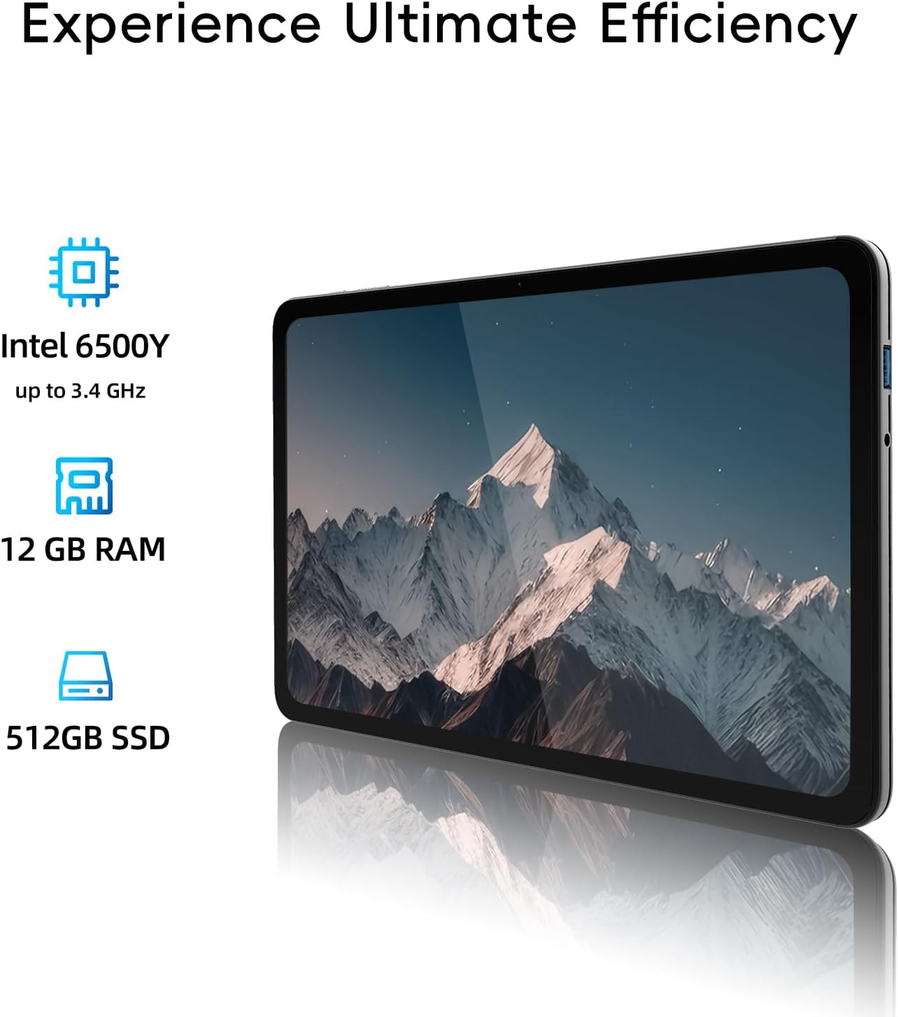 2-In-1 Laptop Tablet with Windows 11, 1 Year Office 365 Included & Magnetic Keyb