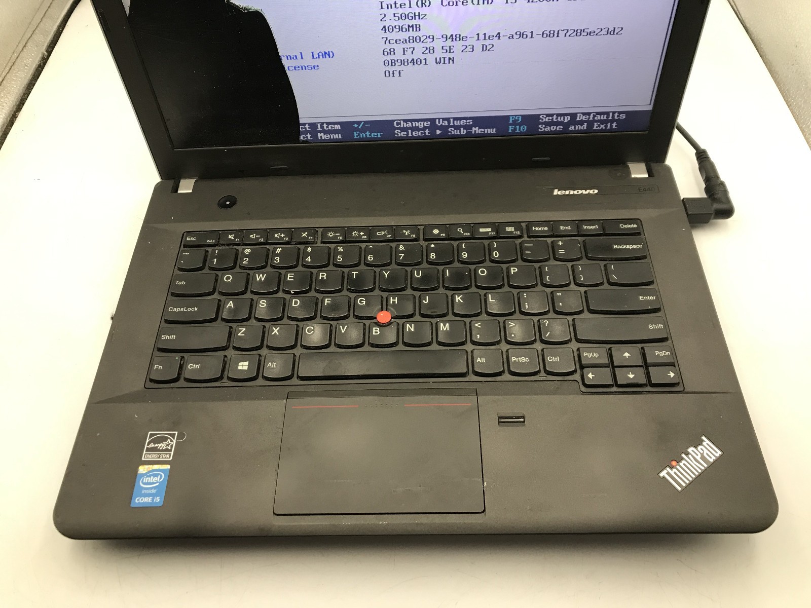 LENOVO THINKPAD E440 – FOR PARTS/BROKEN LCD – INTEL I5 4TH GEN – NO RAM -READ-BB