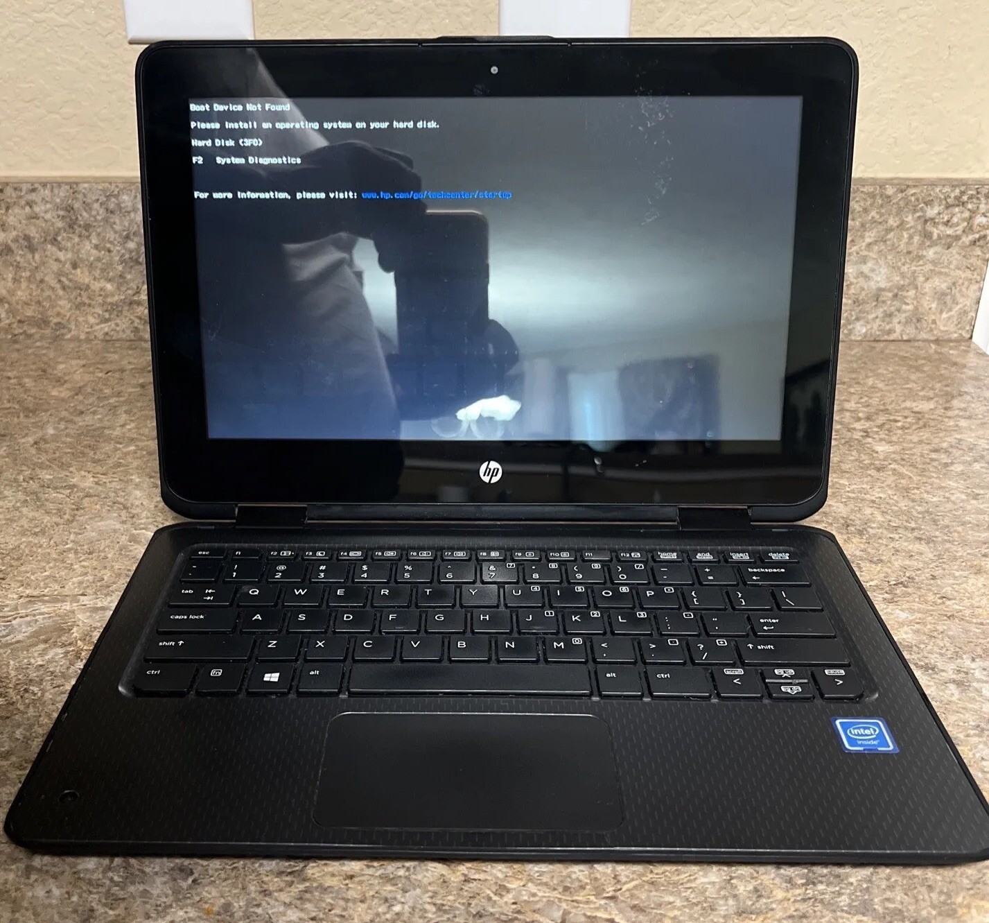 HP Probook 11 G1 ee Celeron CPU N3350 @ 1.1GHz 128GB SSD 4GB***NO BATTERY