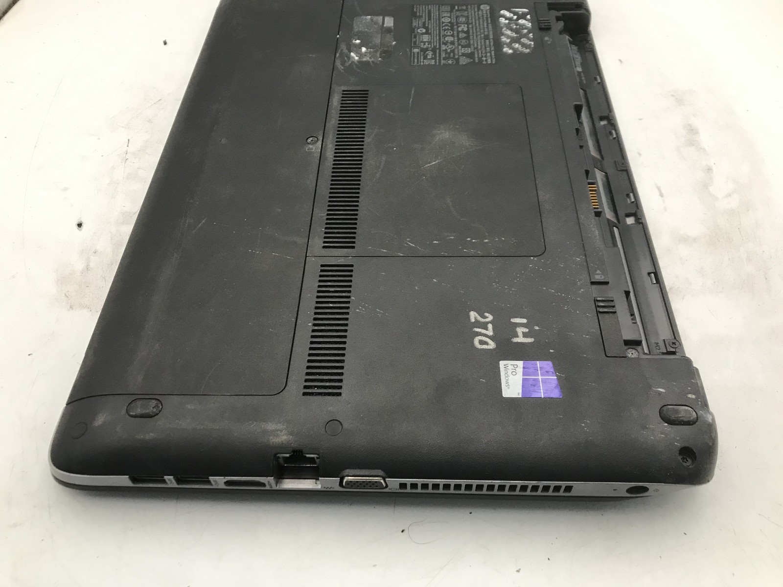 HP PROBOOK 455 G2 – BOOTS TO BIOS – AMD A SERIES CPU – NO RAM – READ DESCRIP -BB