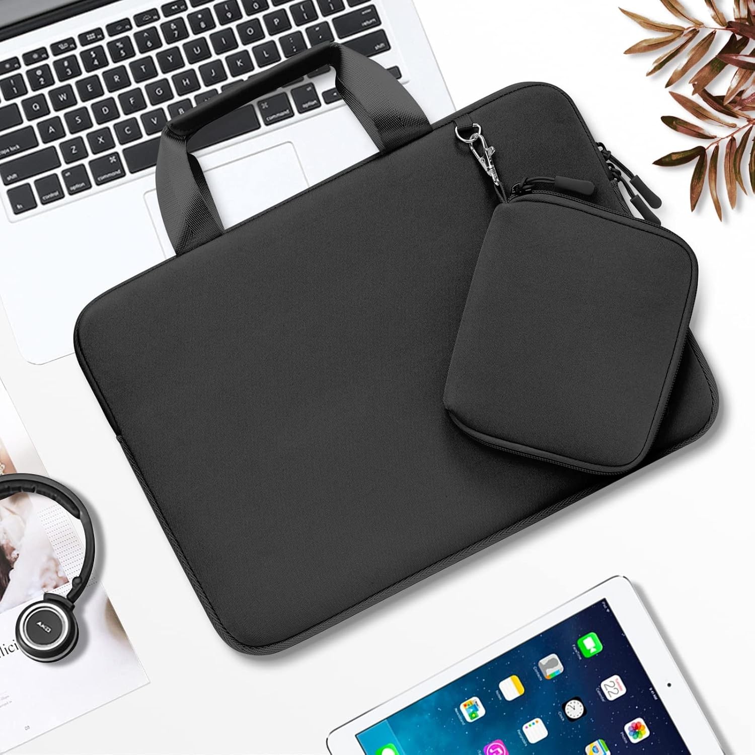 14 Inch Laptop Sleeve Bag for HP, Dell, Lenovo, ASUS, Acer – Neoprene Carrying C