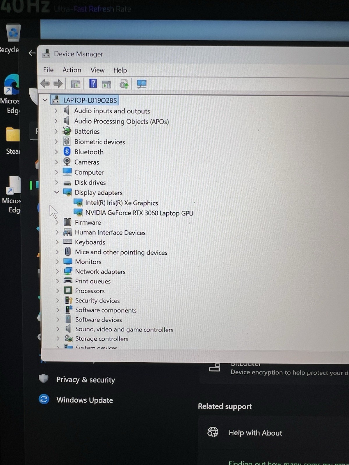 Razer Blade 15.4″ Intel Core i7 16GB RAM SSD NVIDIA RTX 2070 THX Audio Win11