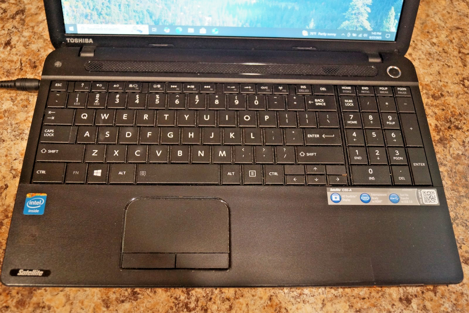 Active latest 22H2 WIN 10PRO Toshiba C55-A5300 @1.80GHz,4GB RAM 1TB HDD