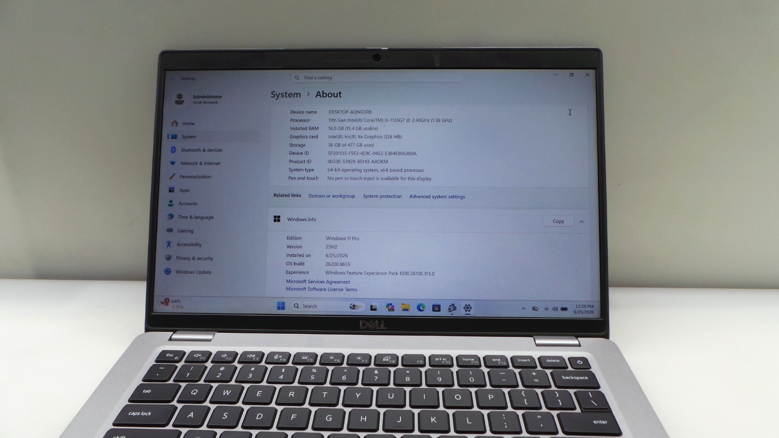 Dell Latitude 5420 | 14″ | i5-1135G7 2.40GHz | 16GB RAM 512GB NVMe | ***READ***