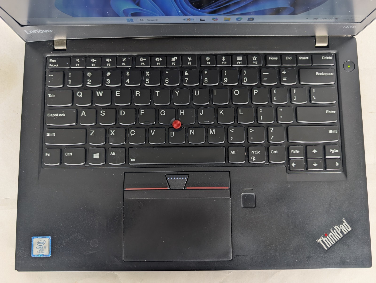 Lenovo ThinkPad T470s, i7-7600U 2.80Ghz, 8GB RAM, 256GB SSD BKLT Win 11