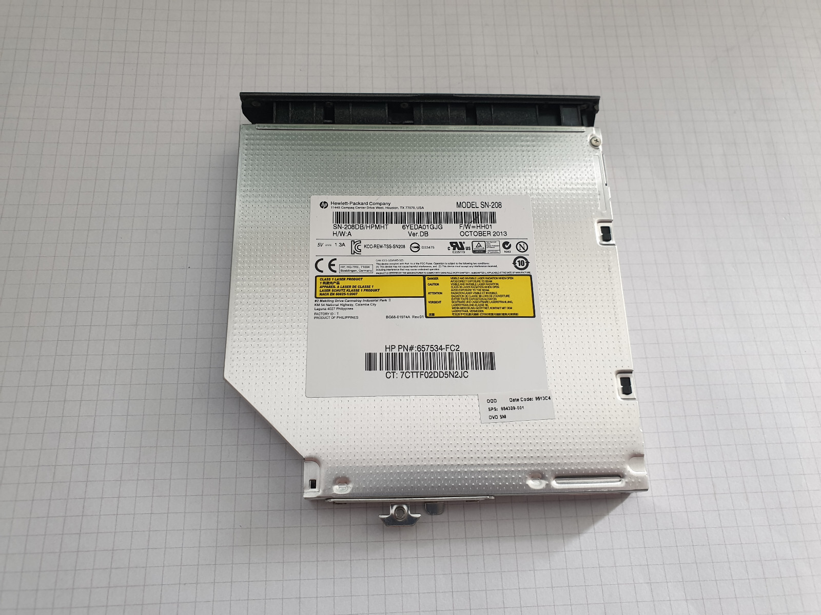 HP ProBook 6470b CD DVD Burner DVD Player