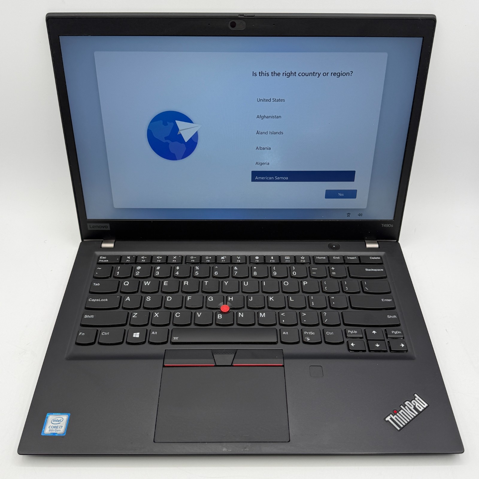 Lenovo ThinkPad T490s i7-8650U Touch 16GB 256GB SSD Win11Pr Fingerprint LTE READ