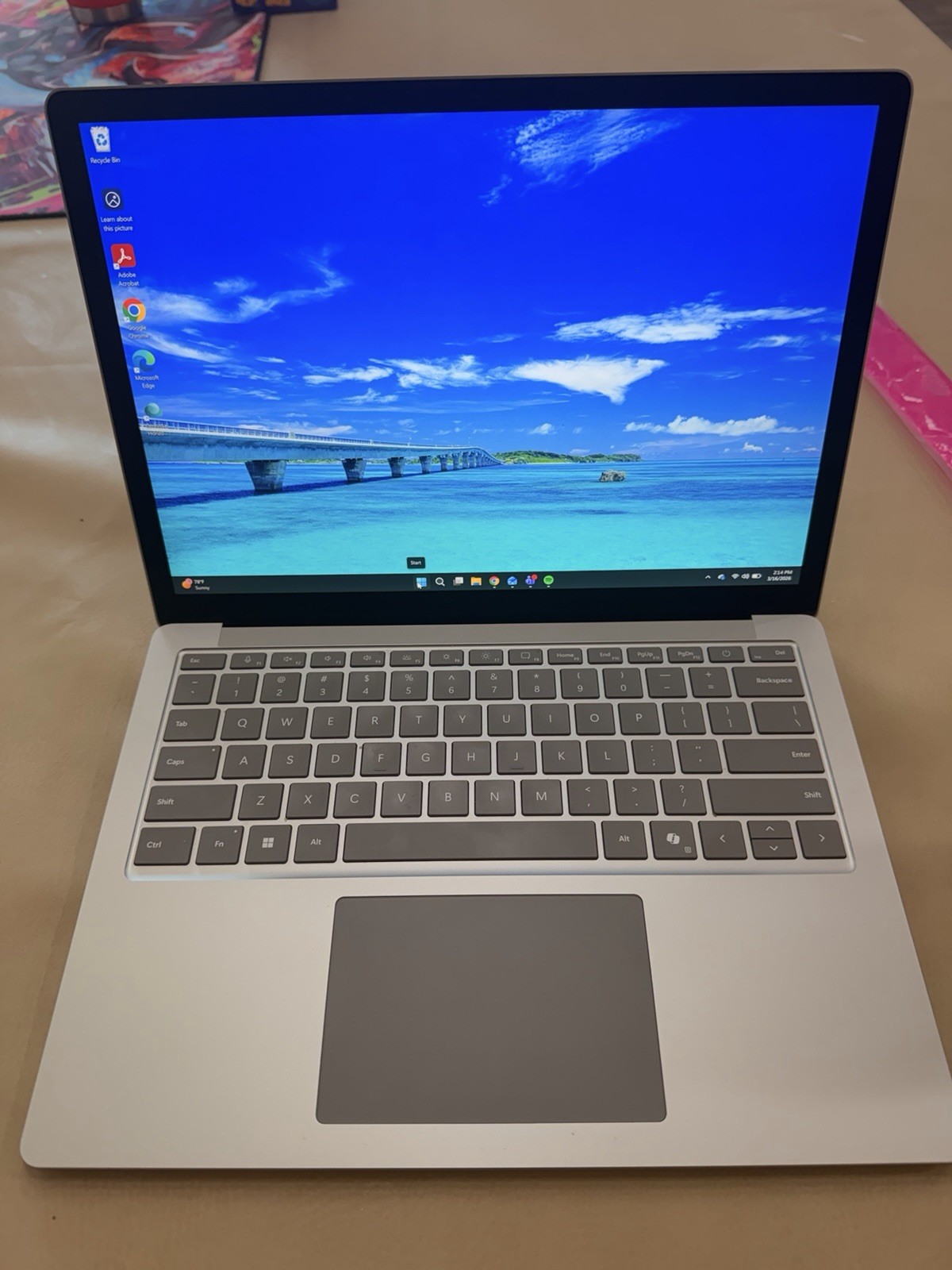 Microsoft Surface Laptop 6 13.5 2K TOUCH 3.8 GHz Ultra 7 165H 16GB 512GB SSD