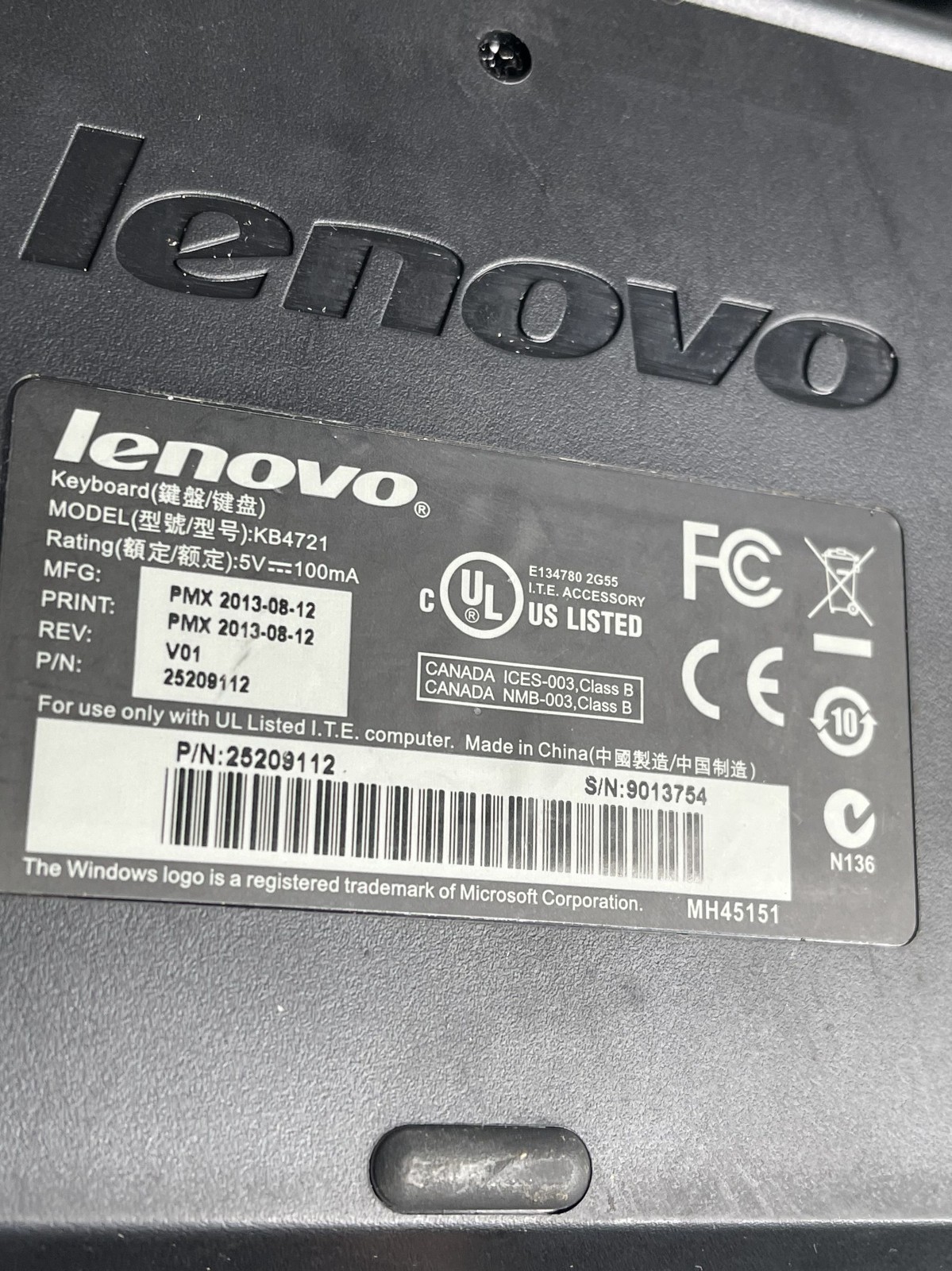 *Needs Reset* Lenovo C440 57315616 Multi-Touch 21.5″ – PC, Keyboard, Mouse an