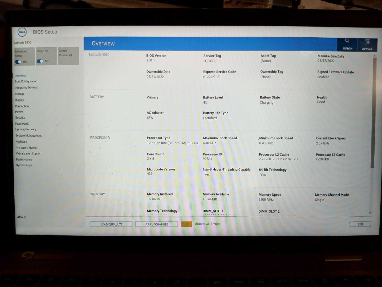 Dell Latitude 5530 15.6″ i5-1245U 1.6GHz 16GB RAM 256GB SSD Win11 #97