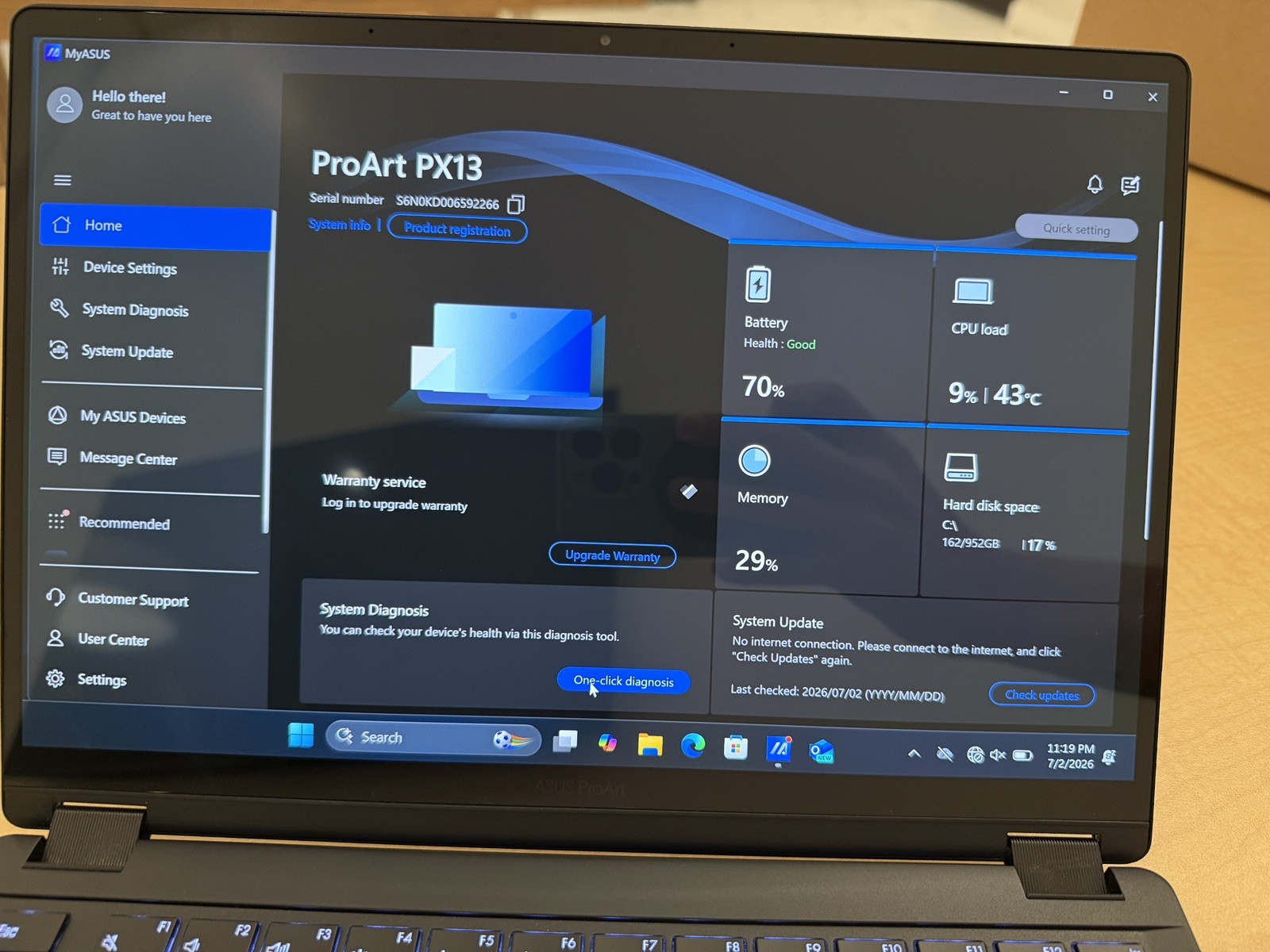 ASUS ProArt PX13 13″ 3K OLED Touch Ryzen AI 9 HX 370 32GB 1TB RTX 4050