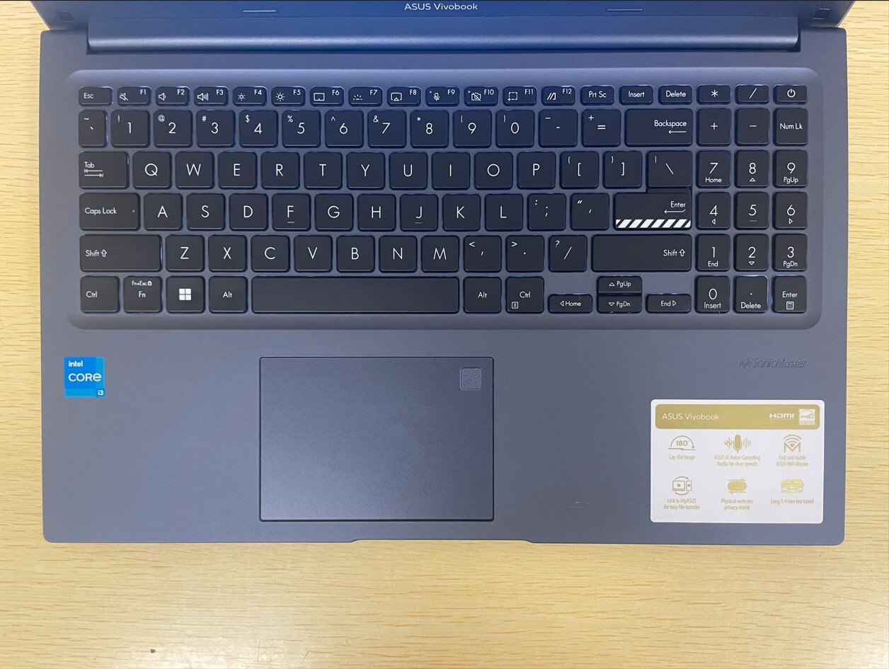 Asus Vivobook F1502Z 15.6″ i3-1220P 1.50Ghz 8GB RAM 256GB NVMe Laptop Win11 w/AC