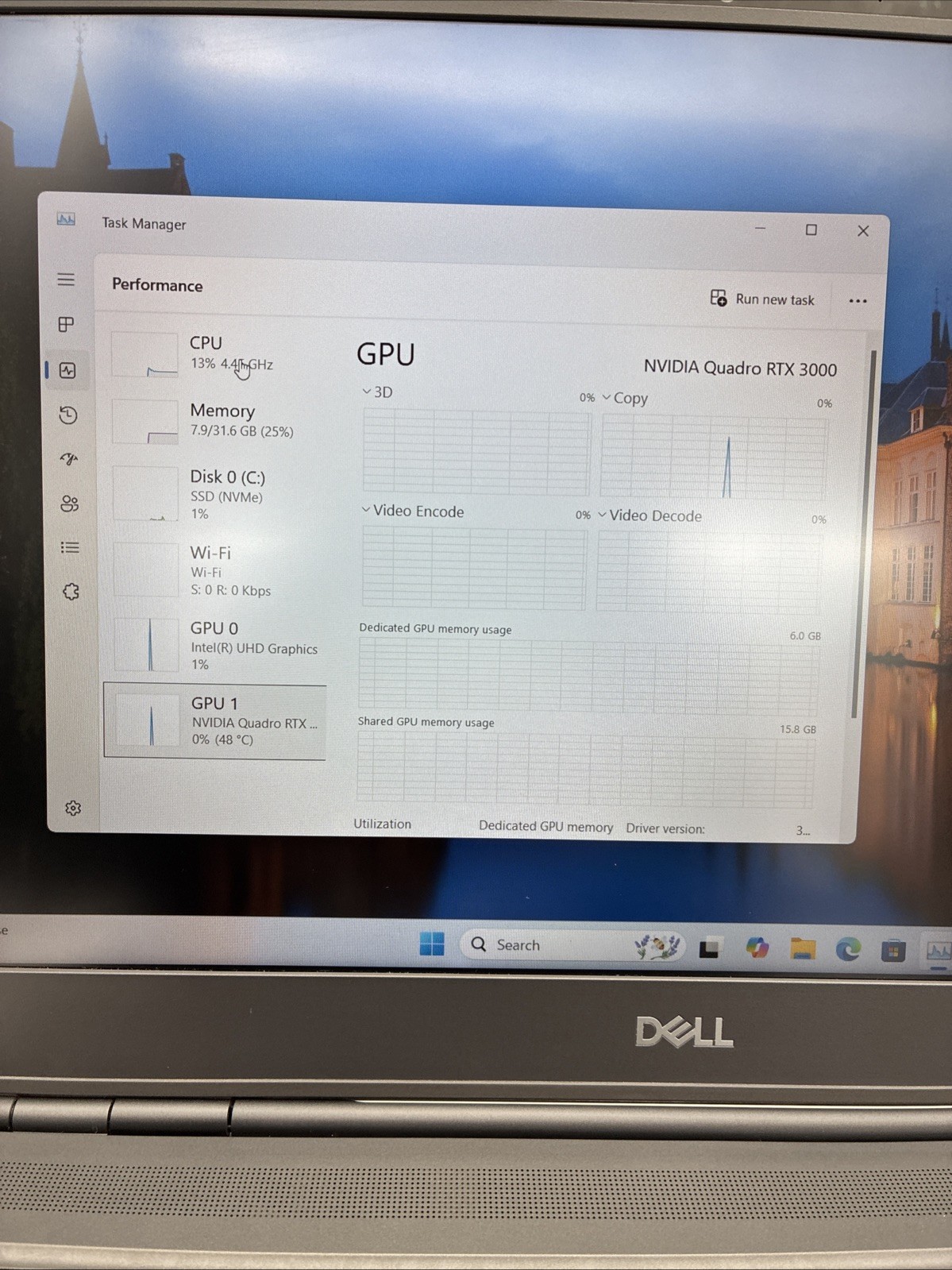 Dell Precision 7550 NVIDIA Quadro RTX 3000 2.4GHz Intel Core i9-10 32GB 512 |L24