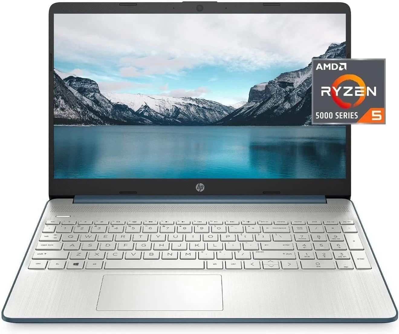 Open Box HP 15.6″ Laptop, AMD R5-5500U, 16GB RAM, 512GB SSD, Windows 11 BLUE