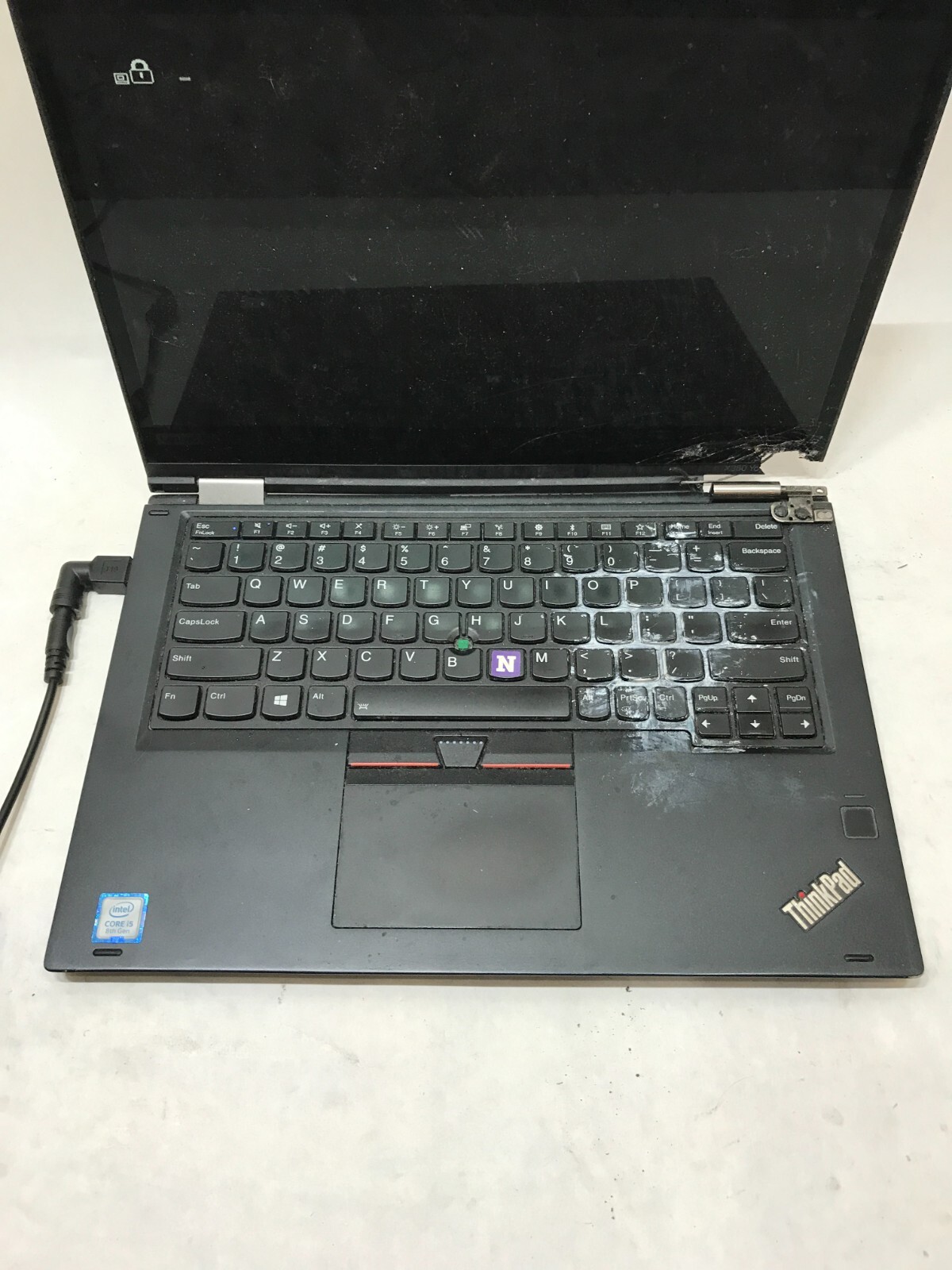 Lenovo ThinkPad X380 Yoga 13″ Intel i5-8250U 8GB RAM For Parts BIOS LOCKED! – DW