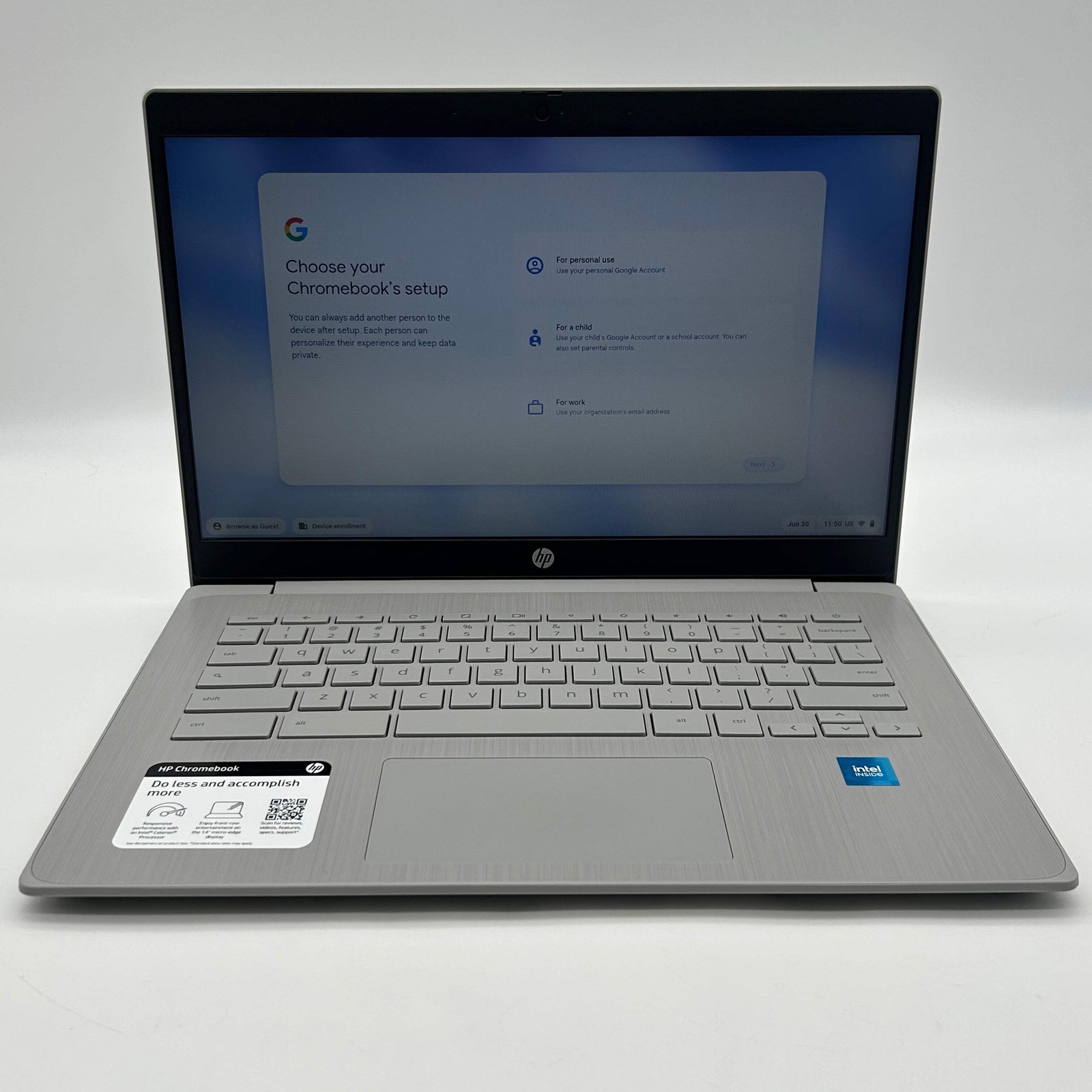 HP 14a-ne0013dx |14-inch Laptop |Intel Celeron N4500|4GB RAM |2GB SSD| w/ Charge