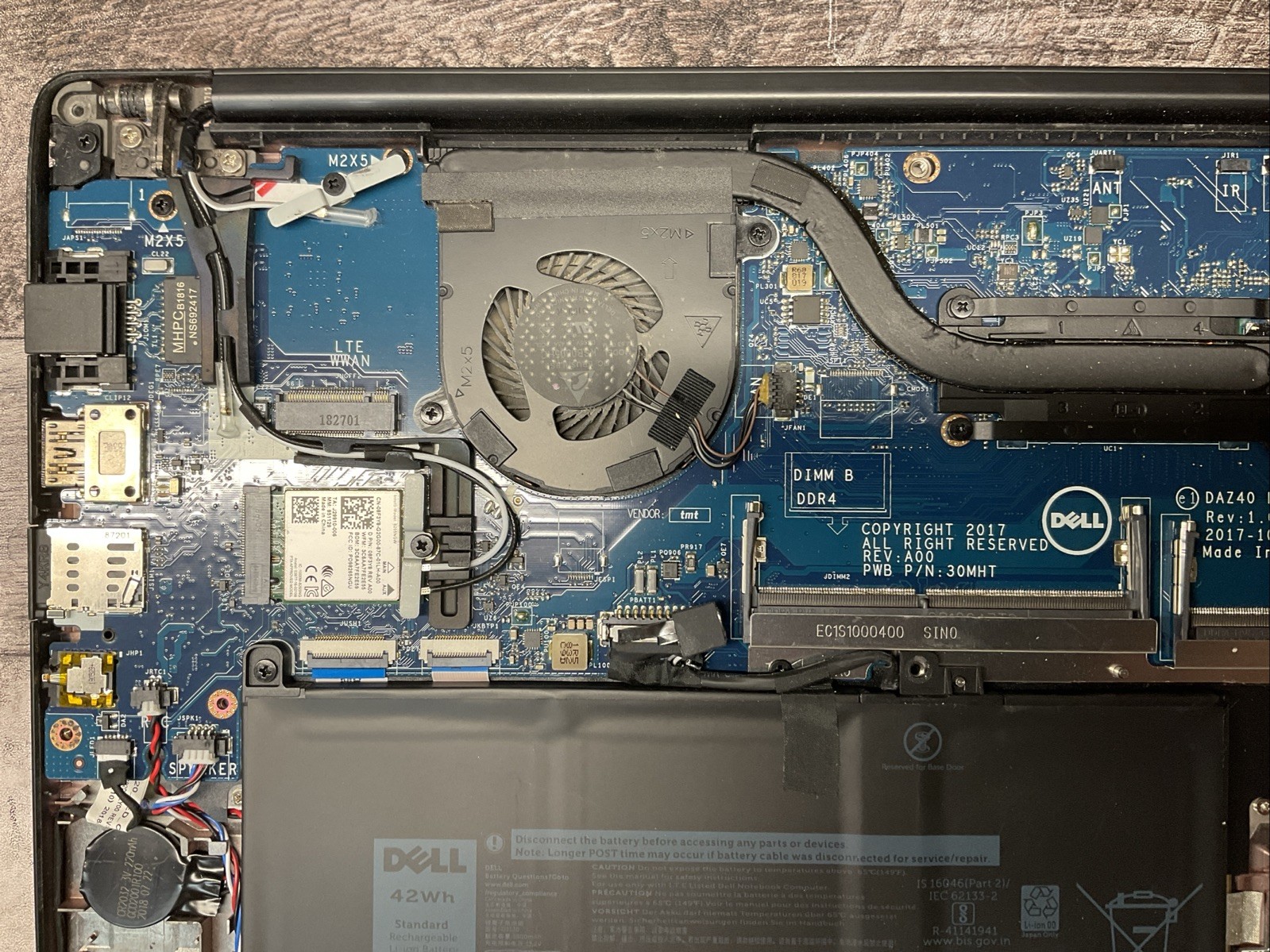 Dell Latitude 7490 / Intel Core i7 8th Gen / BIOS Unlocked / Parts Repair / J3