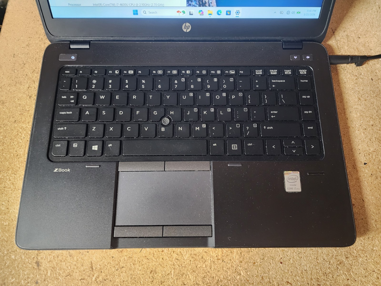HP Zbook 14 G1 i7-4600U 2.1GHz 16GB RAM 256GB SSD Win 11 Pro AMD FirePro GPU
