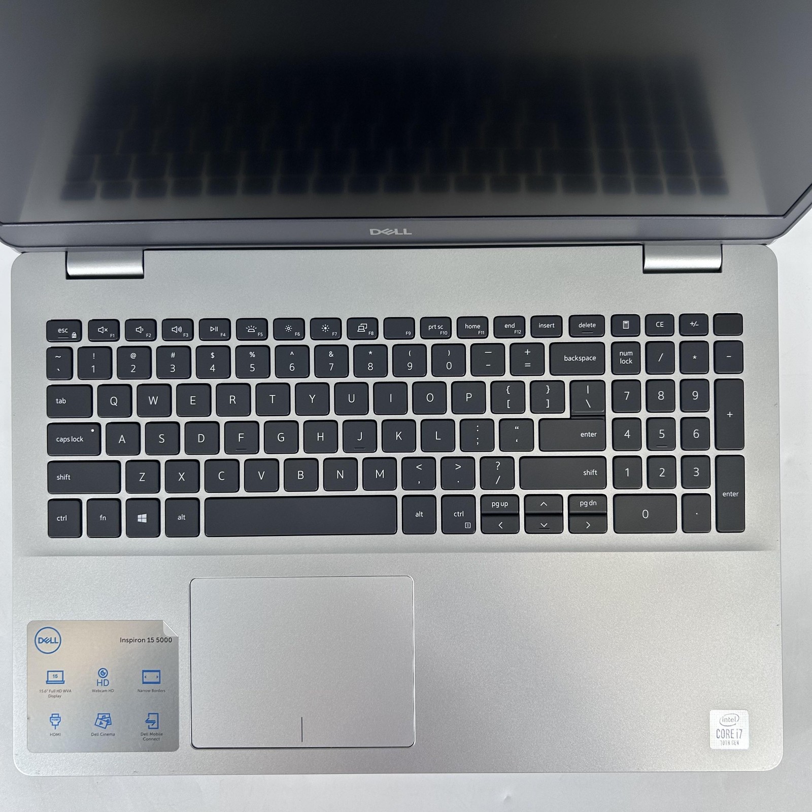 Dell Inspiron 5593 15.6 Silver FHD i7-1065G7 1.30GHz 16GB 512GB SSD Very Good