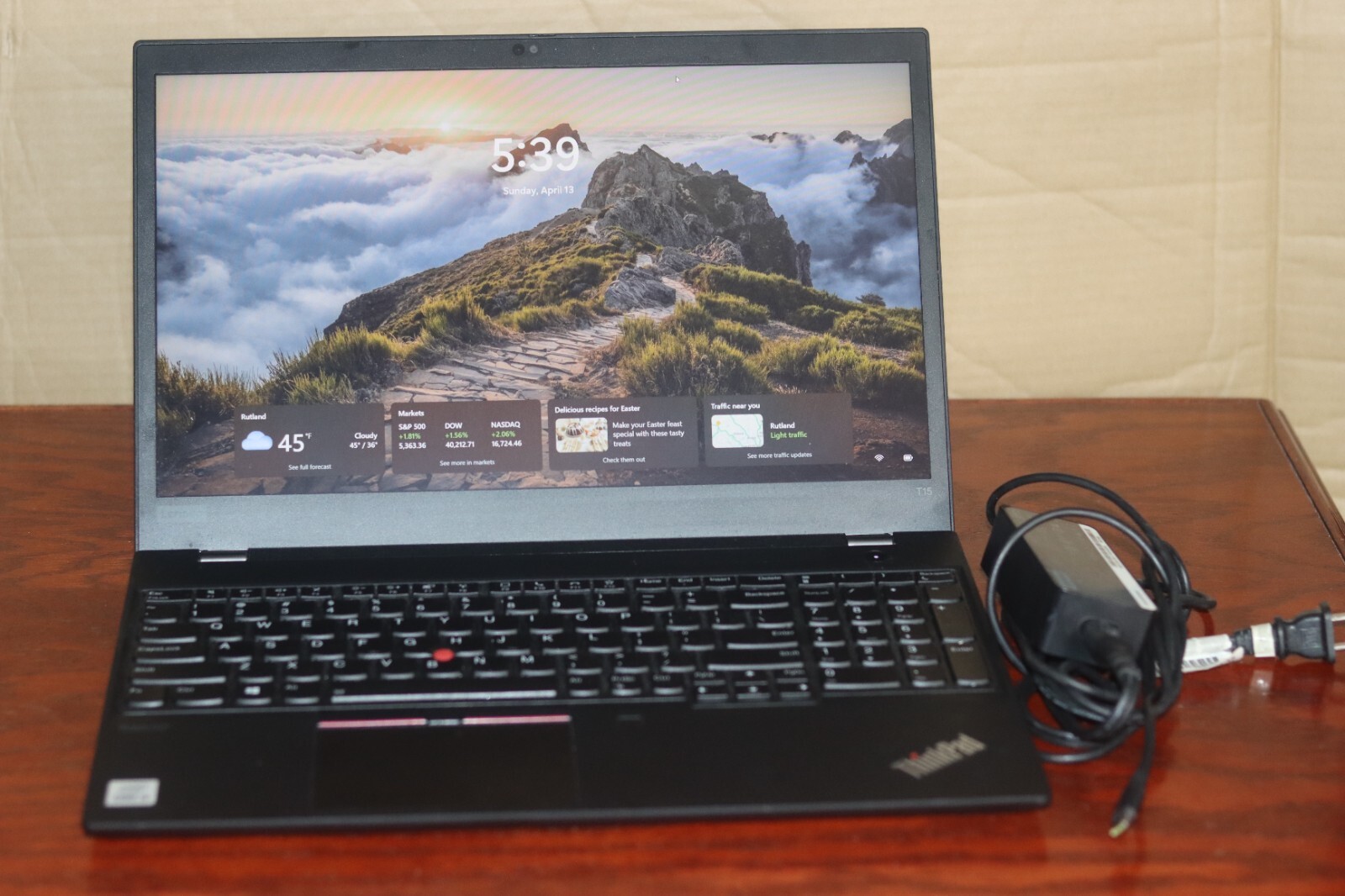 Lenovo ThinkPad T15 Gen 1 1.6 GHz i5-10210U 16GB Ram 256GB SSD – Very Good