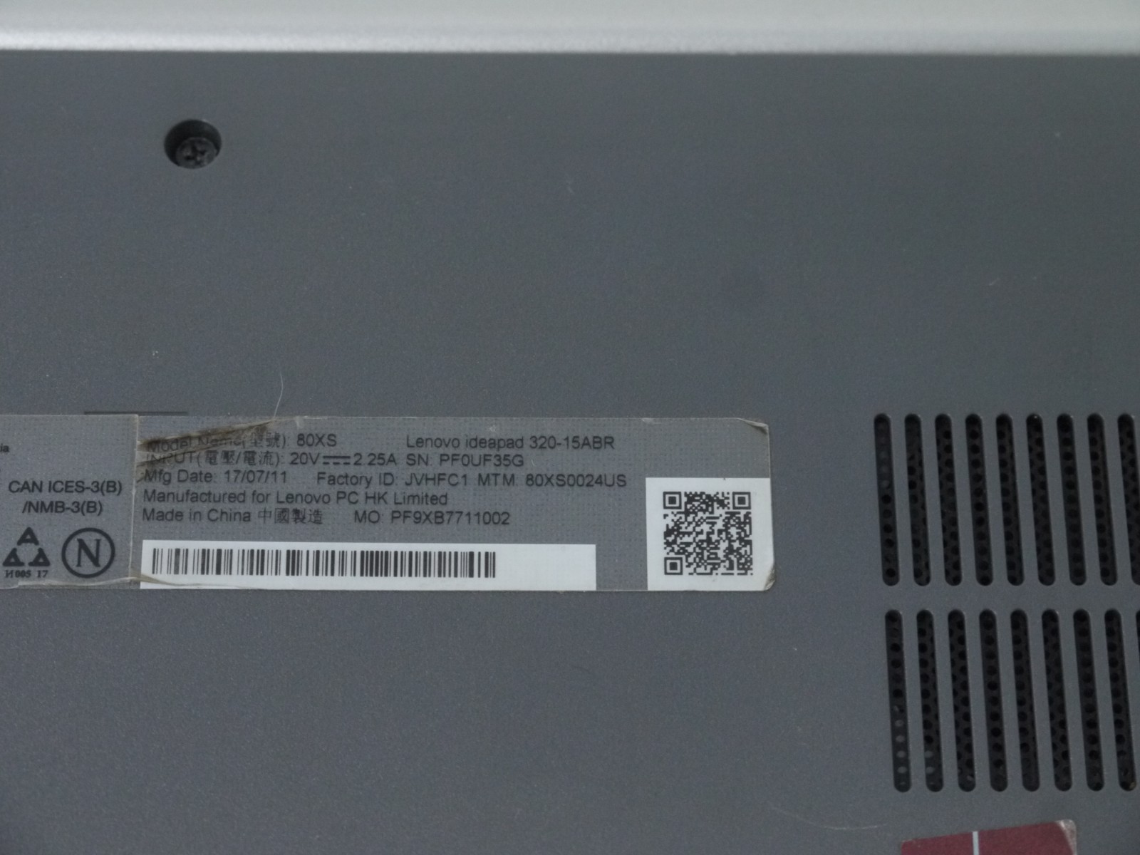 Lenovo Ideapad 320-15ABR 15.6″ Laptop – AMD A12-9720P / 8GB / 1TB HDD / Win11