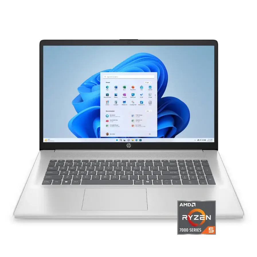 HP 17.3″ Full HD Laptop 4-core AMD Ryzen 5 7520U 8GB RAM 512GB SSD Win 11 Home
