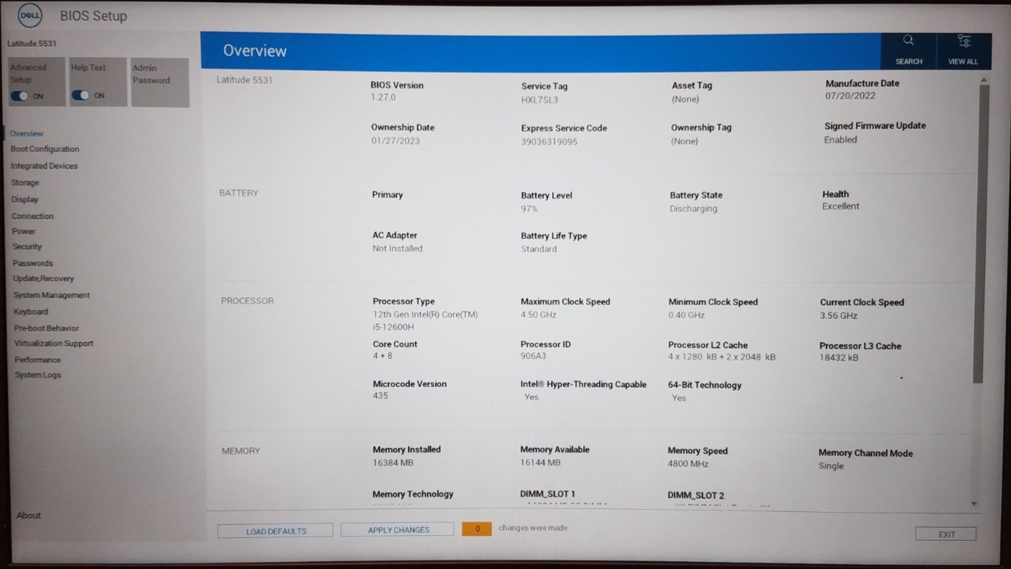 Dell Latitude 5531, 15.6″, i5-12600H CPU, 16GB RAM, 512GB NVMe, MX550, Lot of 3