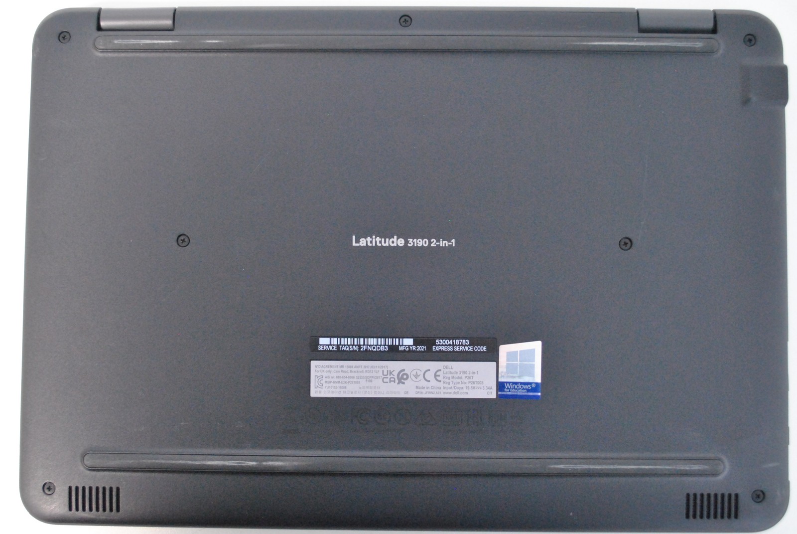 Dell Latitude 3190 2-in-1, Celeron N4120, 4GB DDR4, 64GB eMMC, 11.6″ Touchscreen