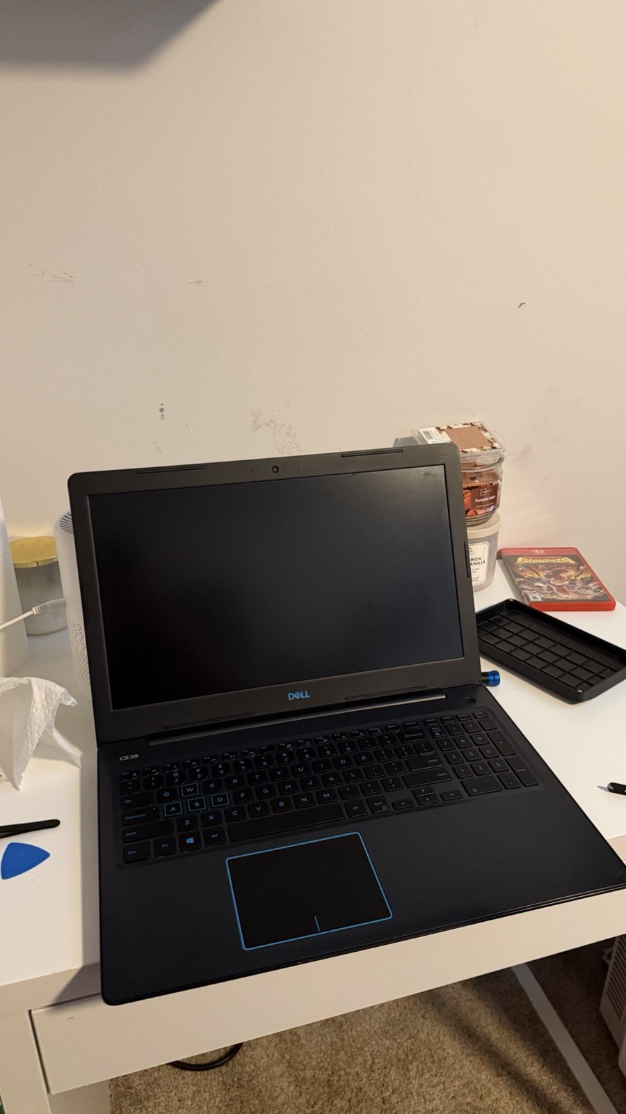 Dell G3 G Series 15.6″ Gaming Laptop i5-8300H 16GB 1TB SSD GTX 1050 W11 (desc)