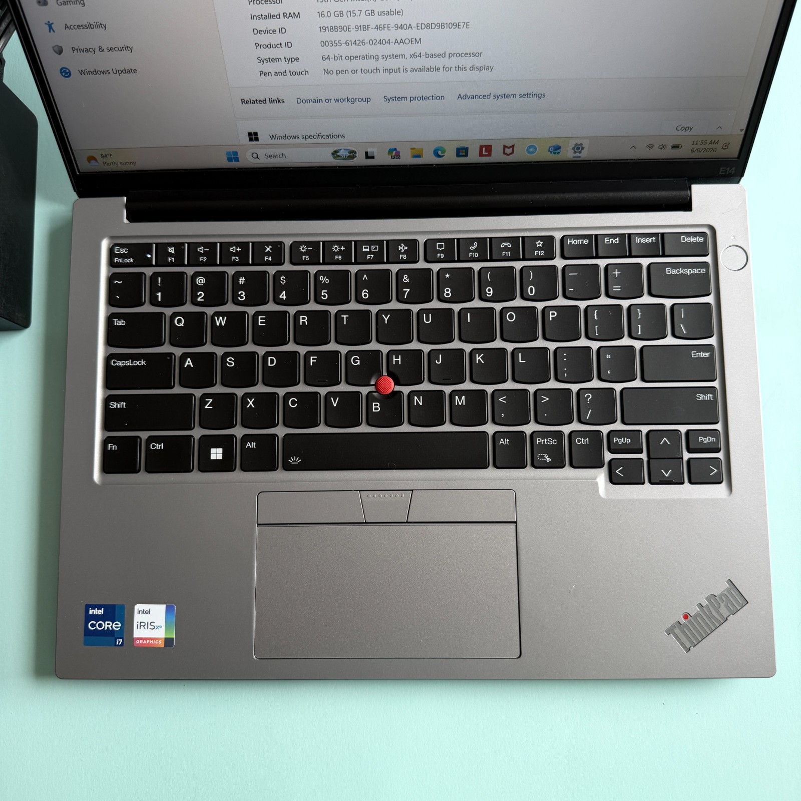 Lenovo ThinkPad E14 Gen 5 FHD 1.7 GHz i7-1355U 16GB 512GB SSD W 11 Pro